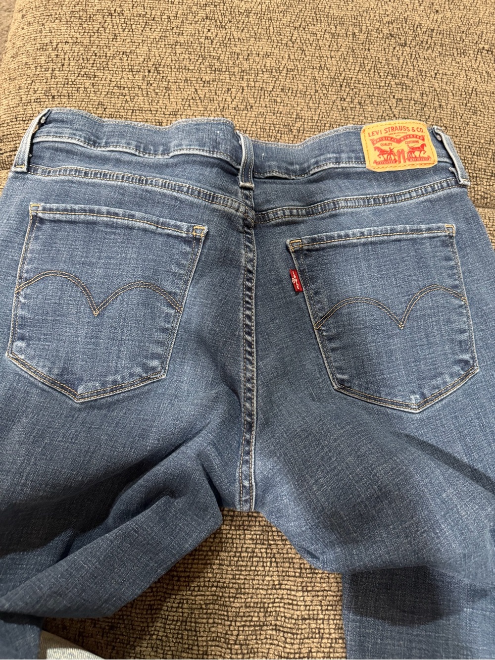 Levi's blue shaping skinny jeans - Picture 3 of 4
